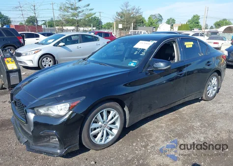 2017 Infiniti Q50 3.0T Premium из США, поврежденный, VIN JN1EV7AR4HM841050